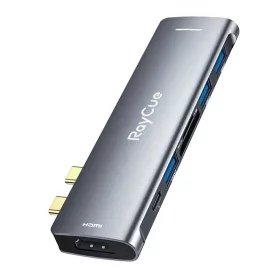   RayCue 7in1 USB-C És Thunderbolt 3 Dokkoló HDMI (XL-RC3702)