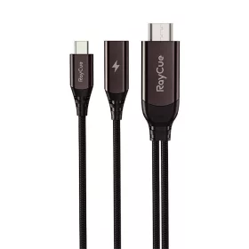   RayCue USB-C HDMI 2.1 Kábel 4K 30Hz, 2m (Fekete) (YG-CB109-2M)