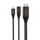 RayCue USB-C HDMI 2.1 Kábel 4K 30Hz, 2m (Fekete) (YG-CB109-2M)
