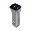Ricomm RA241 2xUSB-A Autós Töltő - 24W