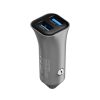 Ricomm RA241 2xUSB-A Autós Töltő - 24W