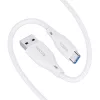 Ricomm USB-A - USB-C Kábel 1.2m Gyors Töltéshez (RLS004ACW)