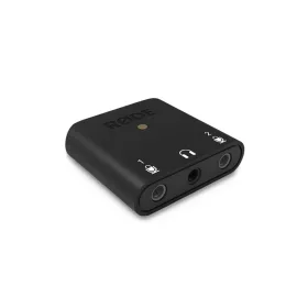   Rode AI-Micro két csatornás TRS/TRRS  mikrofon és fejhallgató interfész USB-C aljzattal, Lightning, USB-C és USB-A kábelekkel