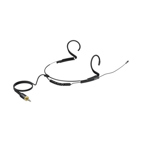 Rode Kondenzátor fejmikrofon, fekete, nagy/felnőtt méret, rögíztő menetes 3.5mm TRS jack csatlakozó