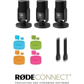 Rode NT-USB Mini podcast szett 3 személyre