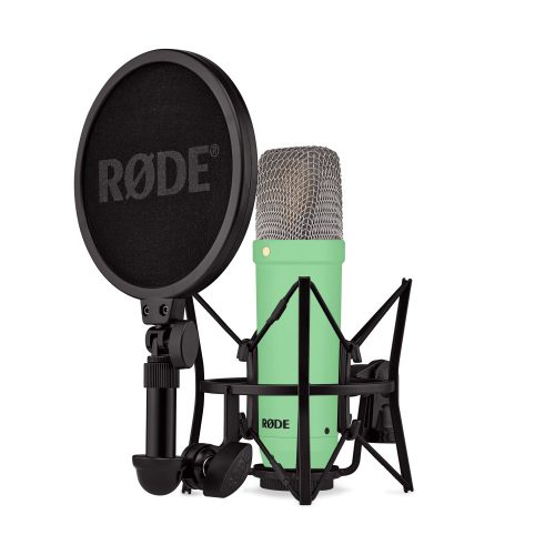 RODE NT1 Signature Series kiondenzátor stúdió mikrofon csomag, zöld