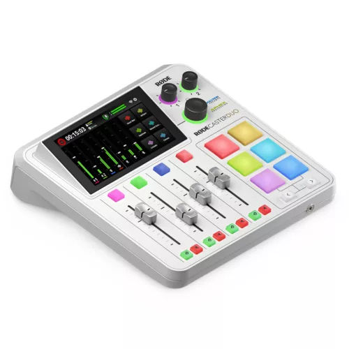 RØDECaster Duo podcast és audio produkciós keverő, fehér