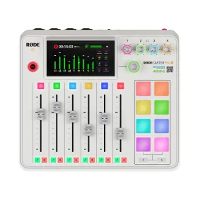   Rode RODECaster Pro II kilenc csatornás audio produkciós keverő és rögzítő USB, Bluetooth, Ethernet és WiFi csatlakozásokkal, fekete