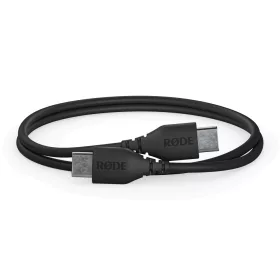   RODE SC22 csúcsminőségű, kerek keresztmetszetű USB-C - USB-C összekötő kábel, 30cm, fekete