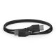 RODE SC22 csúcsminőségű, kerek keresztmetszetű USB-C - USB-C összekötő kábel, 30cm, fekete