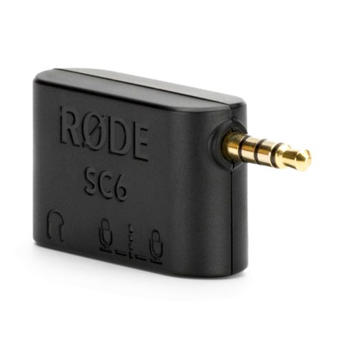 RODE Kettős TRRS csíptetős mikrofon és fejhallgató adapter IOS, Android és egyéb készülékekhez