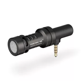   Rode VideoMic Me mini kondenzátor mono videómikrofon mobil eszközökhöz, TRRS csatlakozóval és fejhallgató kimenettel