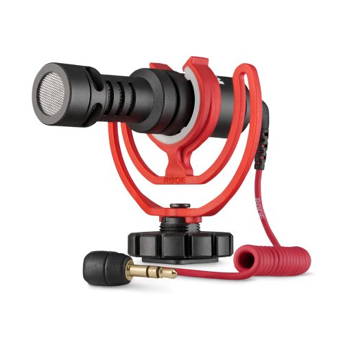 RODE VideoMicro mini videomikrofon Rycote Lyre felfüggesztéssel