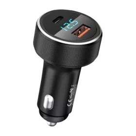 Remax Autós Töltő USB, USB-C, 58,5W (Fekete) (RCC215)