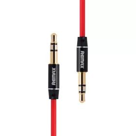 Remax RL-L100 Mini jack 3,5 mm AUX kábel, 1m (piros)