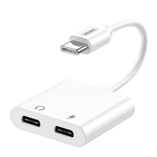 Remax REMINE USB-C Audio Adapter (fehér)
