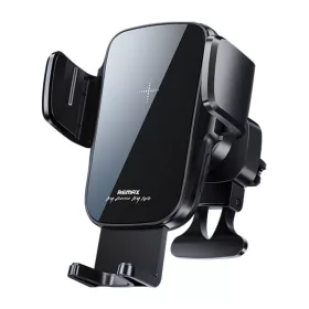   Remax RM-C05 elektromos autós telefontartó, vezeték nélküli töltéssel, USB-C,15W (fekete)