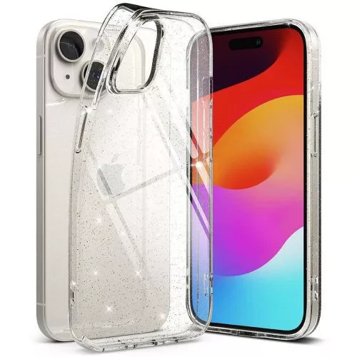 Ringke iPhone 15 tok vékony csillámos átlátszó