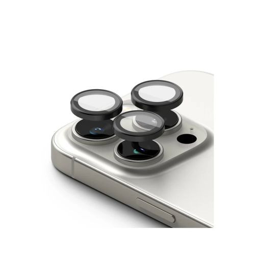Ringke iPhone 16 Pro/ 16 Pro Max fekete alumínium ötvözet kameravédő (2db)
