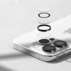 Ringke iPhone 15 Pro Camera Lens Frame védő Aluminium Alloy készlet átlátszó (fekete)