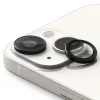 Ringke iPhone 15 / 15 Plus Camera Lens Frame védő Aluminium Alloy készlet átlátszó (fekete)