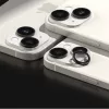 Ringke iPhone 15 / 15 Plus Camera Lens Frame védő Aluminium Alloy készlet átlátszó (fekete)