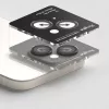 Ringke iPhone 15 / 15 Plus Camera Lens Frame védő Aluminium Alloy készlet átlátszó (fekete)