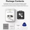 Ringke iPhone 14/14 Plus Camera Lens Frame üveg (fekete)