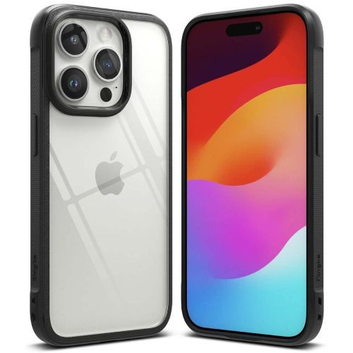 Ringke iPhone 15 Pro Case Fusion Bold Clear/ Black Telefontok