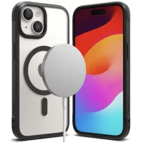   Ringke iPhone 15 tok Fusion Bold mágneses átlátszó (fekete)