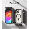 Ringke iPhone 15 Plus tok Fusion Bold mágneses matt átlátszó (fekete)
