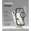 Ringke iPhone 15 Plus tok Fusion Bold mágneses matt átlátszó (fekete)