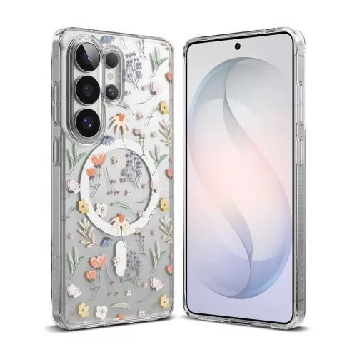 Ringke Galaxy S26 Ultra tok Fusion Design mágneses Dry Flowers