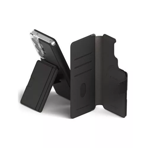 Ringke Galaxy S26 Ultra tok Folio állvány Wallet mágneses (fekete)