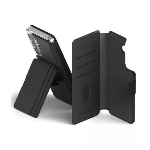 Ringke Galaxy S26 tok Folio állvány Wallet mágneses (fekete)