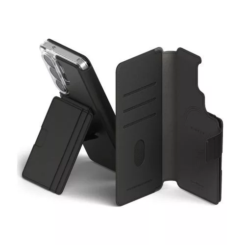 Ringke Galaxy S26 Plus tok Folio állvány Wallet mágneses (fekete)