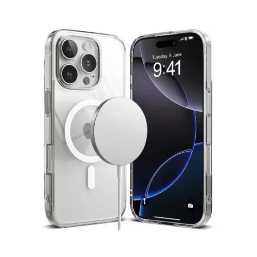 Ringke iPhone 16 Pro Fusion Átlátszó Mágneses Tok