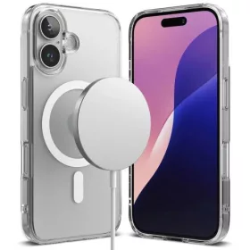 Ringke iPhone 16 Tok - Fusion Magnetic Matt Átlátszó