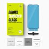 Ringke iPhone 15 Pro Kijelzővédő Üveg - Premium Edzett Üveg 9H Telepítési Sablonnal - Átlátszó