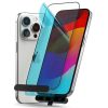 Ringke iPhone 15 Pro Kijelzővédő Üveg - Premium Edzett Üveg 9H Telepítési Sablonnal - Átlátszó