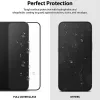 Ringke iPhone 13/13 Pro kijelzővédő fólia láthatatlan védő ID edzett üveg (fekete)
