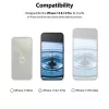 Ringke iPhone 13/13 Pro kijelzővédő fólia láthatatlan védő ID edzett üveg (fekete)