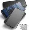 Ringke iPhone 13/13 Pro kijelzővédő fólia láthatatlan védő ID edzett üveg (fekete)