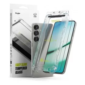   Ringke Galaxy S25 Plus/S24 Plus kijelzővédő fólia Premium edzett üveg 9H – installation jig (2pcs) átlátszó