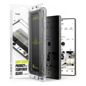   Ringke Galaxy S25 Ultra kijelzővédő fólia Premium betekintésvédő edzett üveg 9H – installation jig (2pcs) átlátszó