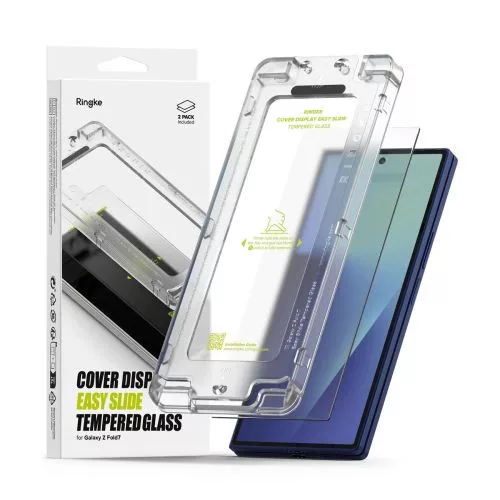 Ringke Galaxy Z Fold 7 kijelzővédő fólia tok Display Premium edzett üveg 9H (2pcs) átlátszó