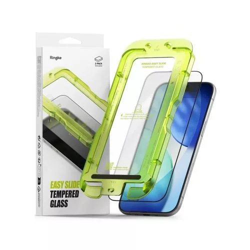 Ringke iPhone Air kijelzővédő fólia Premium edzett üveg 9H – installation jig (2pcs) átlátszó