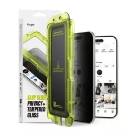   Ringke iPhone Air kijelzővédő fólia Premium betekintésvédő edzett üveg 9H – installation jig (2pcs) átlátszó