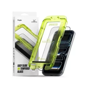   Ringke iPhone 17 Pro Max kijelzővédő fólia Premium AR edzett üveg 9H – installation jig átlátszó