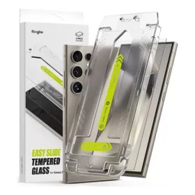   Ringke Galaxy S24 Ultra kijelzővédő fólia Premium edzett üveg 9H – installation jig (2pcs) átlátszó